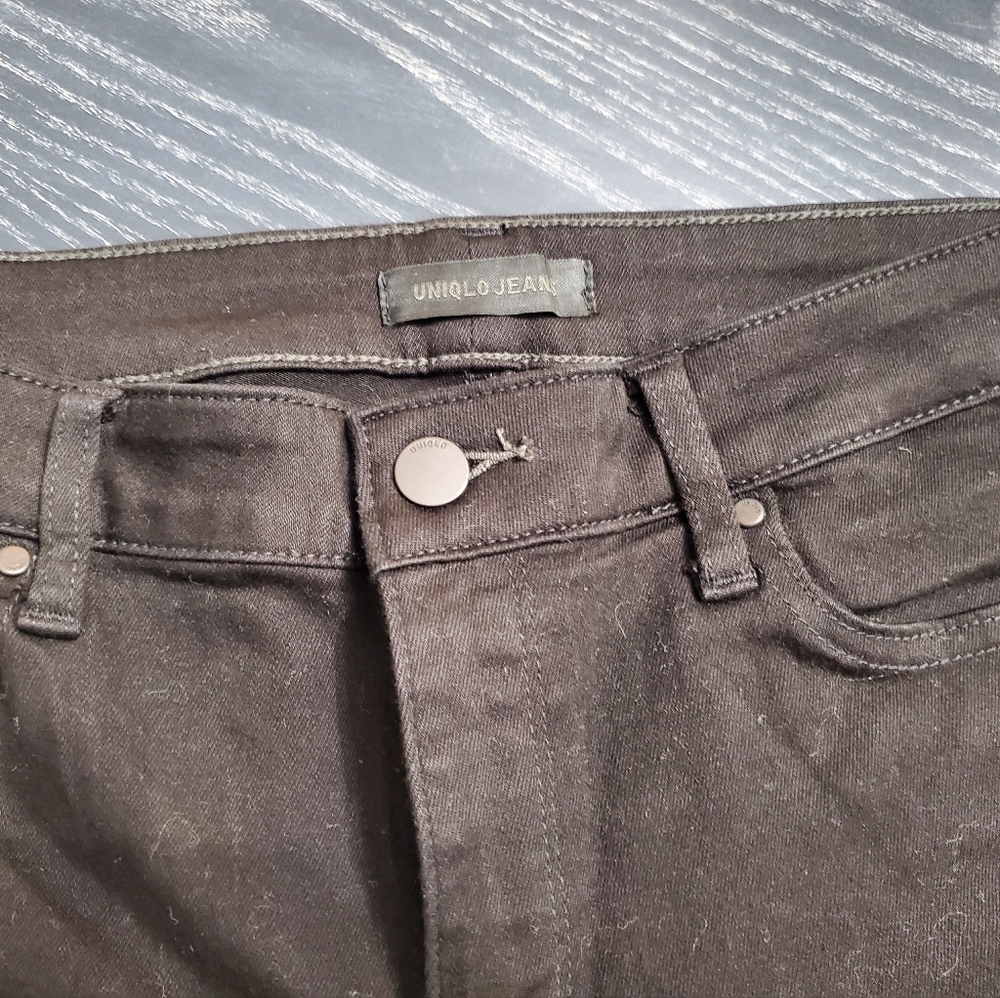 Uniqlo Dark Charcoal Denim Pants